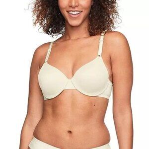 Warners This Is Not a Bra Cushioned Underwire Lightly Lined T-Shirt Bra  32D NWT